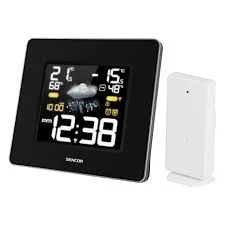 Color Weather Station With Wireless Temperature And Humidity Sensor ra