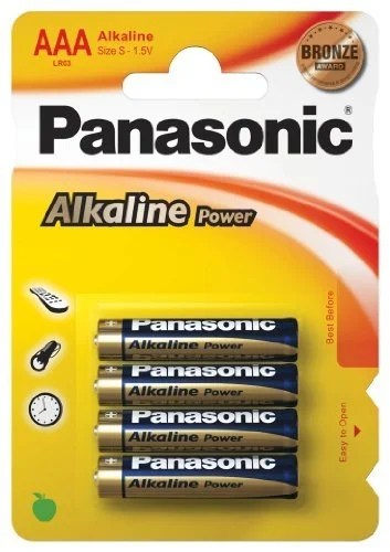 Panasonic Aaa Batteries Alkaline Pk-4