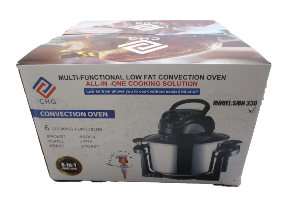 Convection Oven (element Inmetal)-stainless Steel Bowl;black 17l