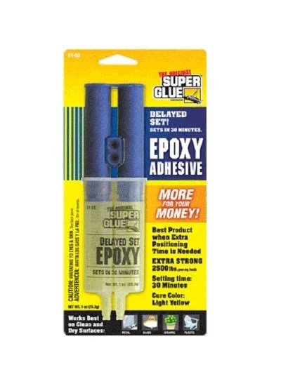 Super Strength Extra Setting Time Epoxy Adhesive 28.3g Super Strength Extra Setting Time Epoxy Adhesive 28.3g