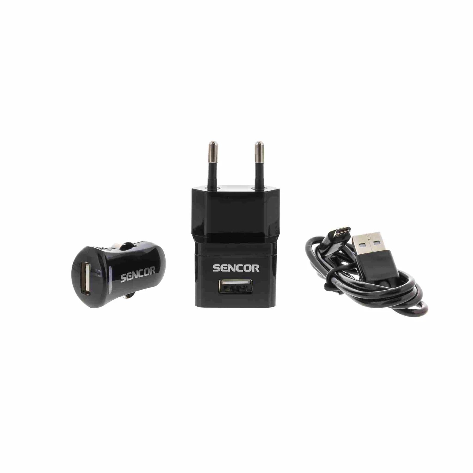 Usb Kit Black 1m/wall/car
