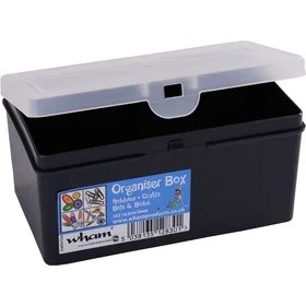 Organiser 14.5cm Deep 9,5x7cm Black/clear