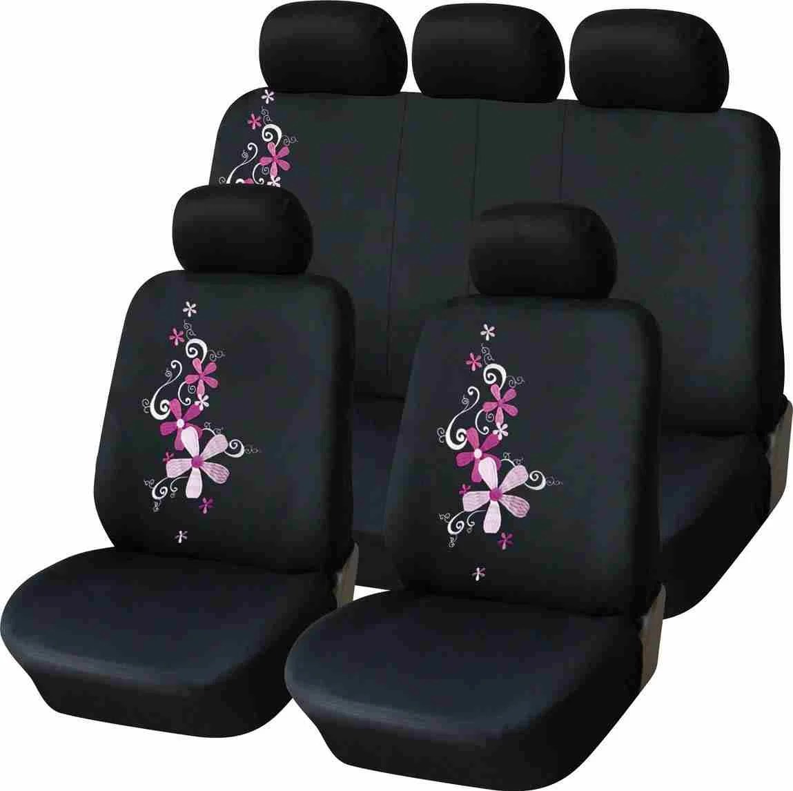 Ladies Set Of Seat Cover Spring Flower- Full Set Ladies Set Of Seat Cover Spring Flower- Full Set