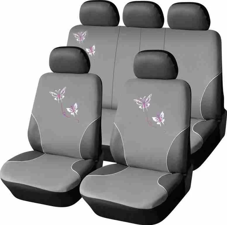 Ladies Set Of Seat Cover  Butterfly- Full Set