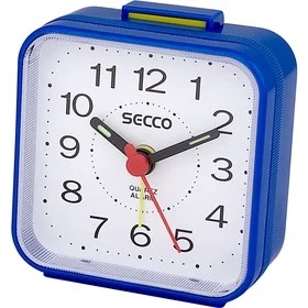 Secco Square Blue Alarm Clock