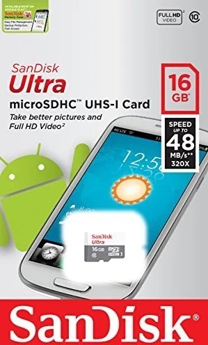 Sandisk Ultra Microsdhc 16 Gb 48 Mb / S Class 10 Uhs-i