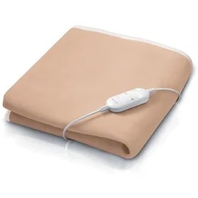 SINGLE OVERLAY BEIGE ELECTRIC BLANKET
