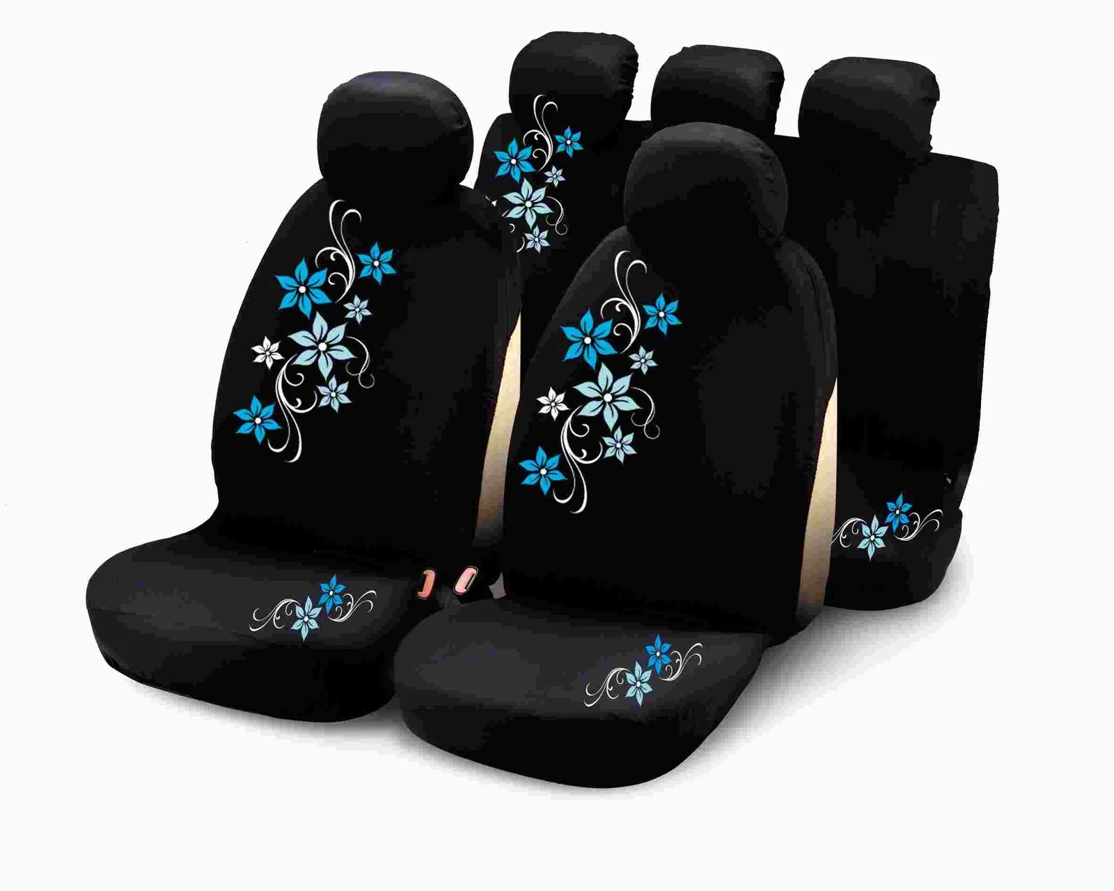 Bottari Seat Cover My Star Blue Complete Set  With 3 Zip And Airbag.