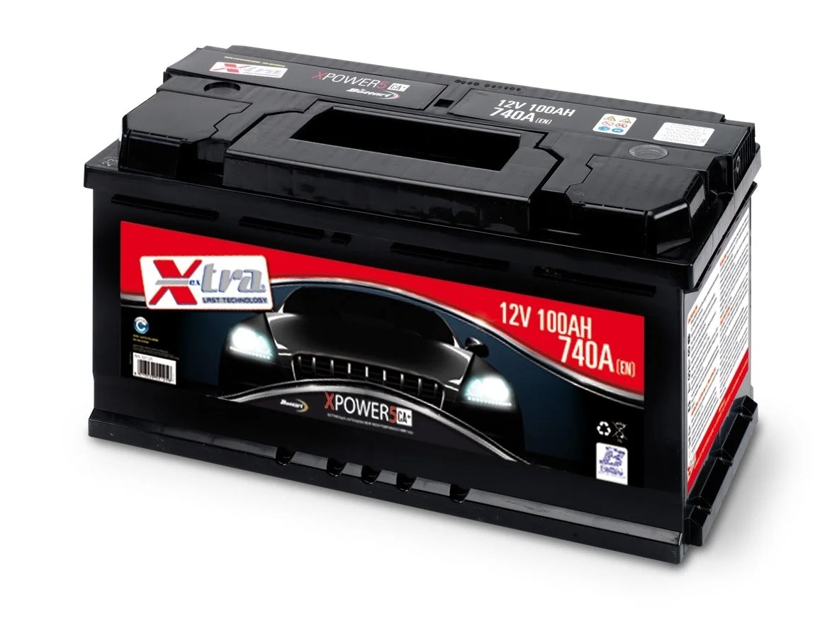 Bottari Batteria Auto 12v 100 Ah X-tra