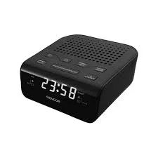 Black Digital Radio Alarm Clock