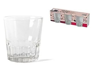 Coffee Tumbler Set Of 3- Glass- Size 24x6x7