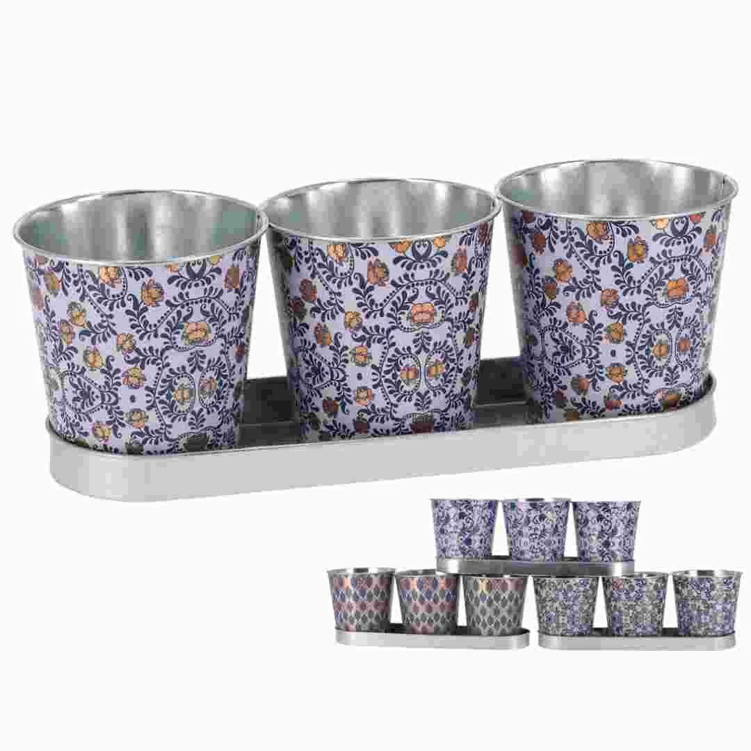 Flower Pot Tray 3 *1.5l 28.5×8.5x10cm