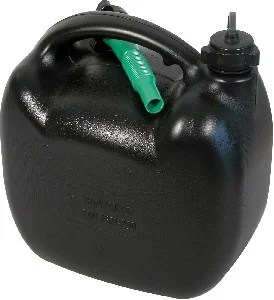 PLASTIC FUEL CAN BLACK 10 LT