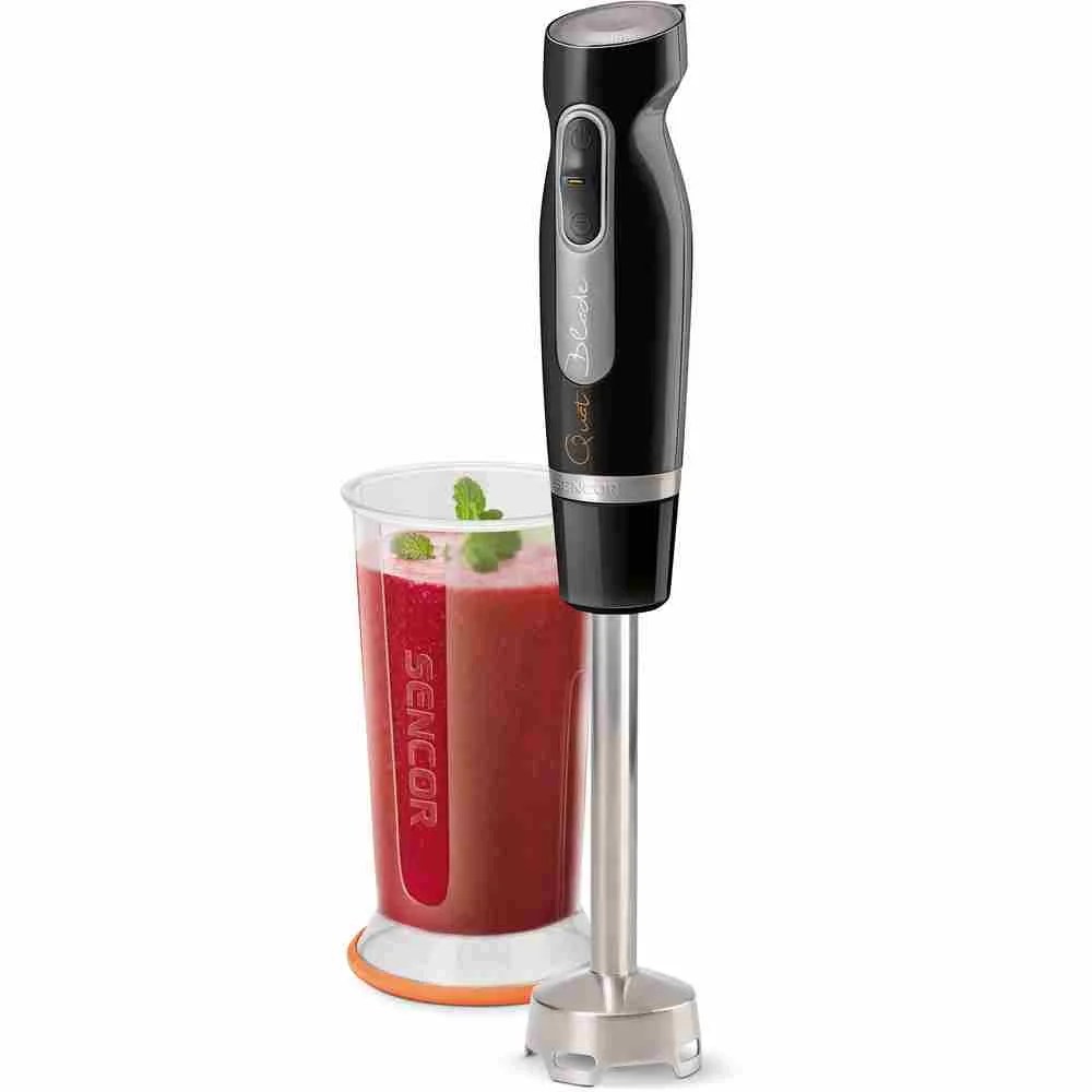 Sencor Black Hand Blender 600w With Stainless Steel Blades