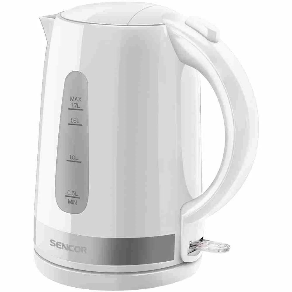 Sencor White Electric Kettle,capacity 1.7 L,power: 2,200 W,center 360 Sencor White Electric Kettle,capacity 1.7 L,power: 2,200 W,center 360