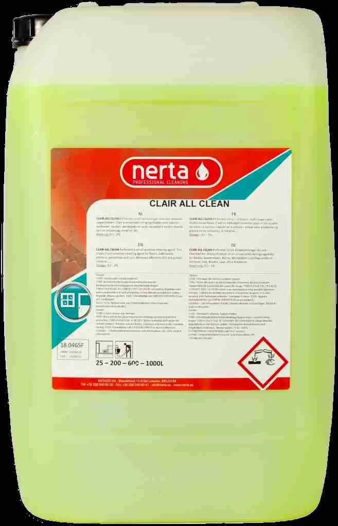 Nerta 25lt Clair All Clean Perfumed – Textile,interior,exterior Plasti