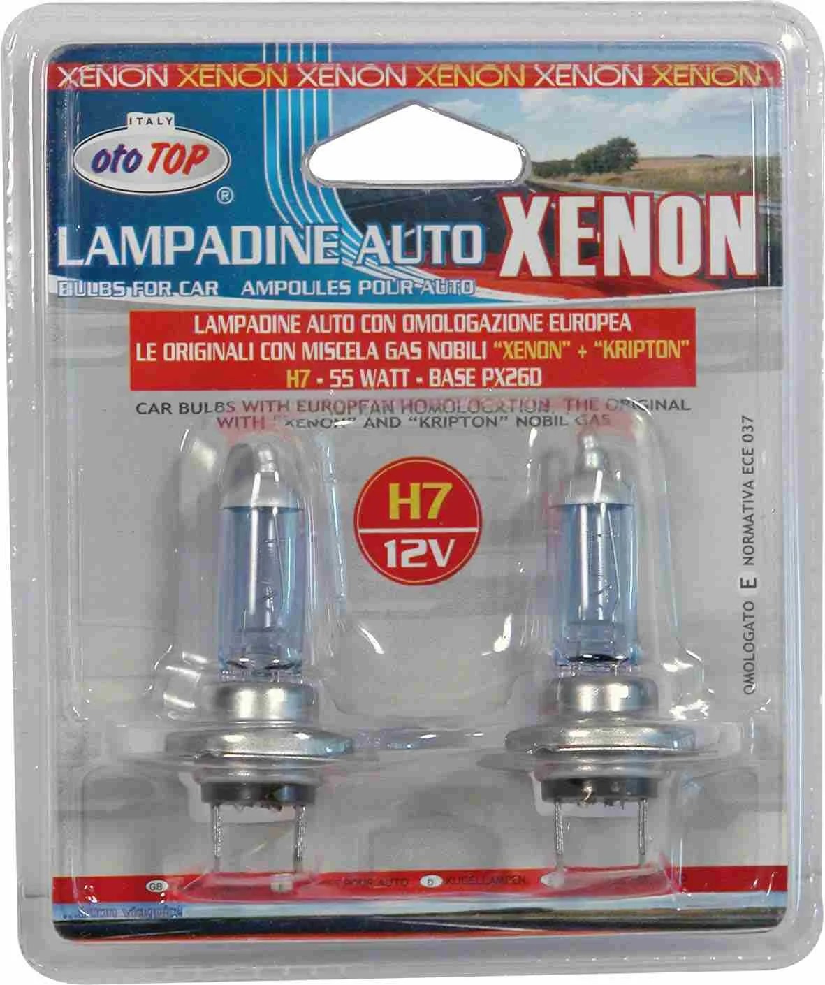 PAIR OF XENON BULBS H7 BLISTER PAIR OF XENON BULBS H7 BLISTER