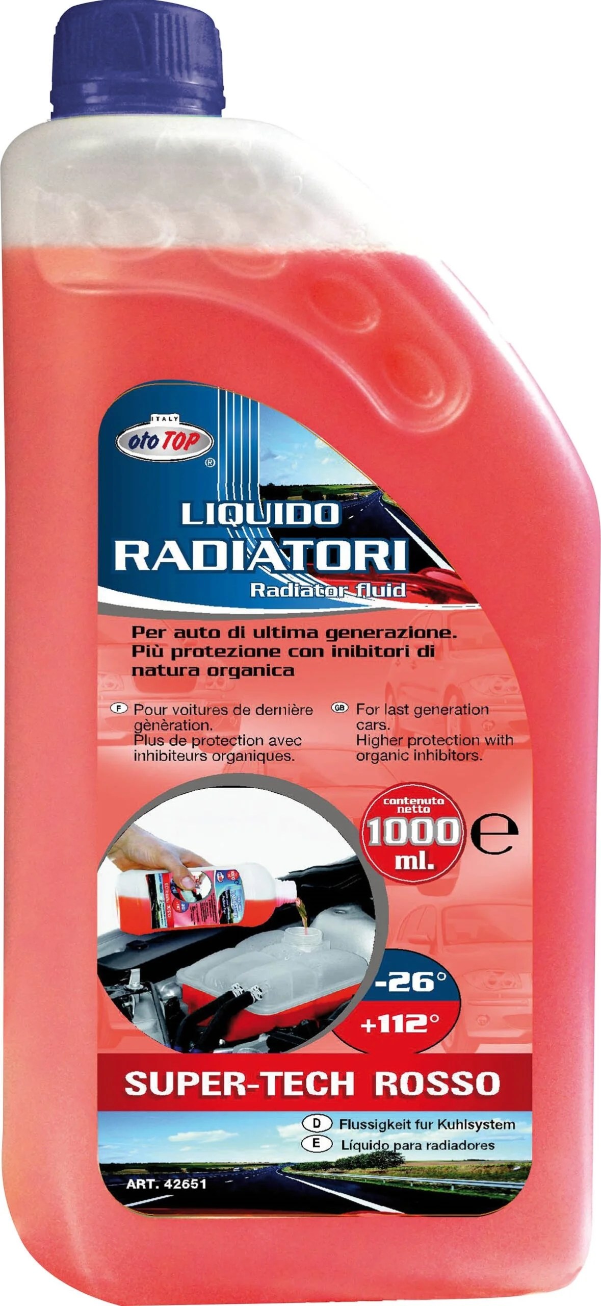 RADIATOR FLUID LONG LIFE – 1LT – RED