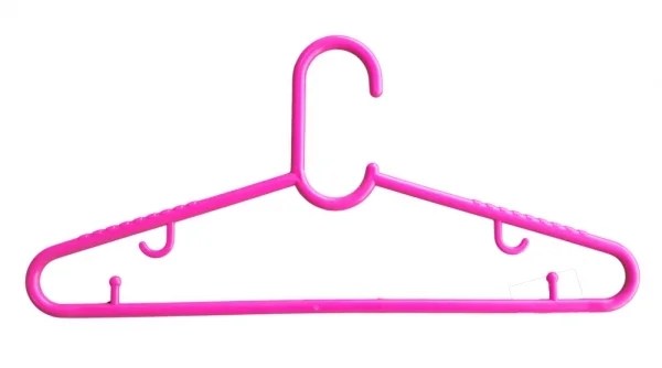 5 Pcs Plastic Hangers-