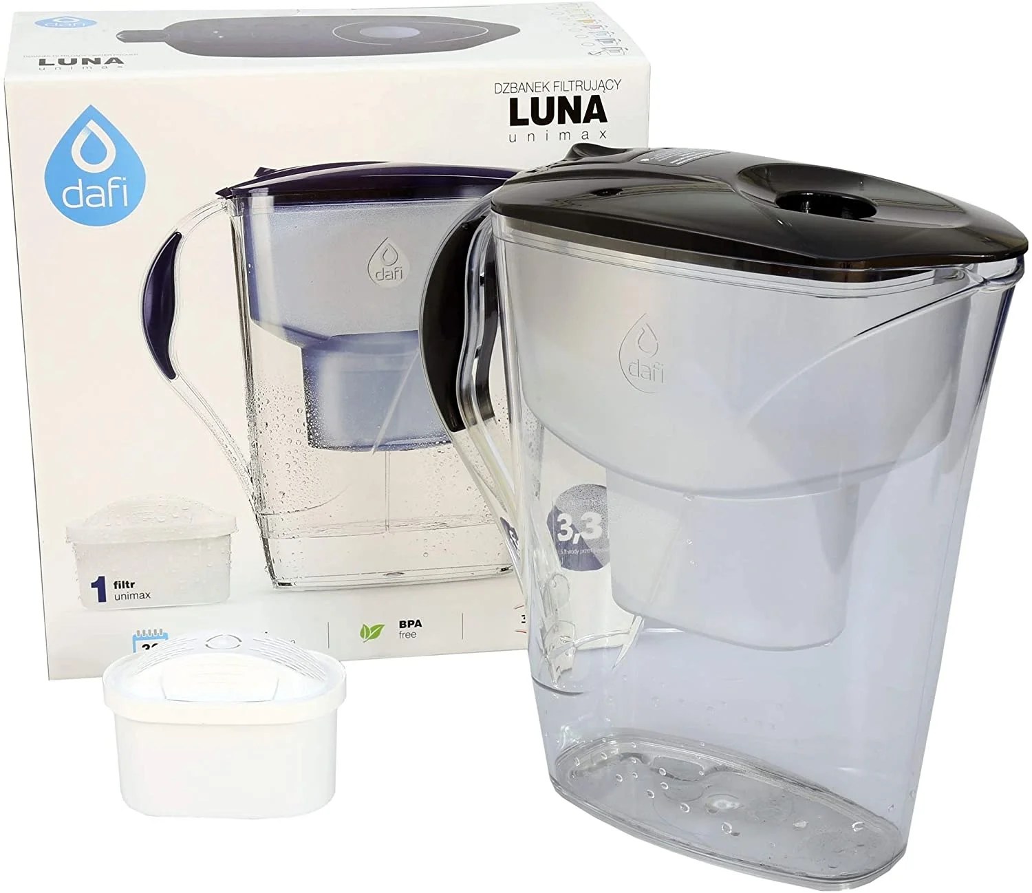 Dafi Luna Jug Unimax 3.3lt With 1 Filter
