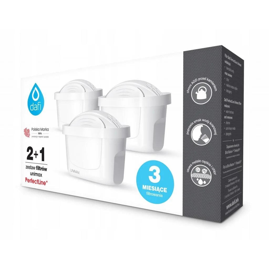 Dafi 3pcs Unimax Perfect Line Compatable With Brita Maxtra 200l K20 Dafi 3pcs Unimax Perfect Line Compatable With Brita Maxtra 200l K20