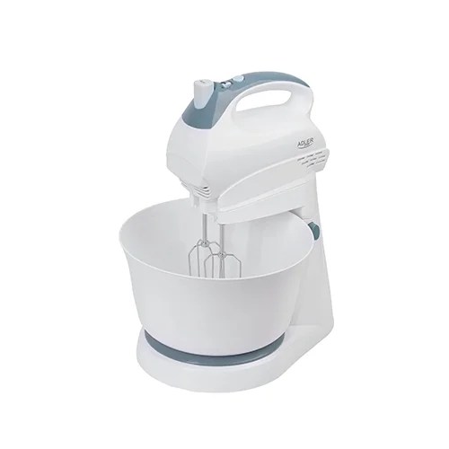 Adler Hand Mixer With Bowl 300w White Adler Hand Mixer With Bowl 300w White