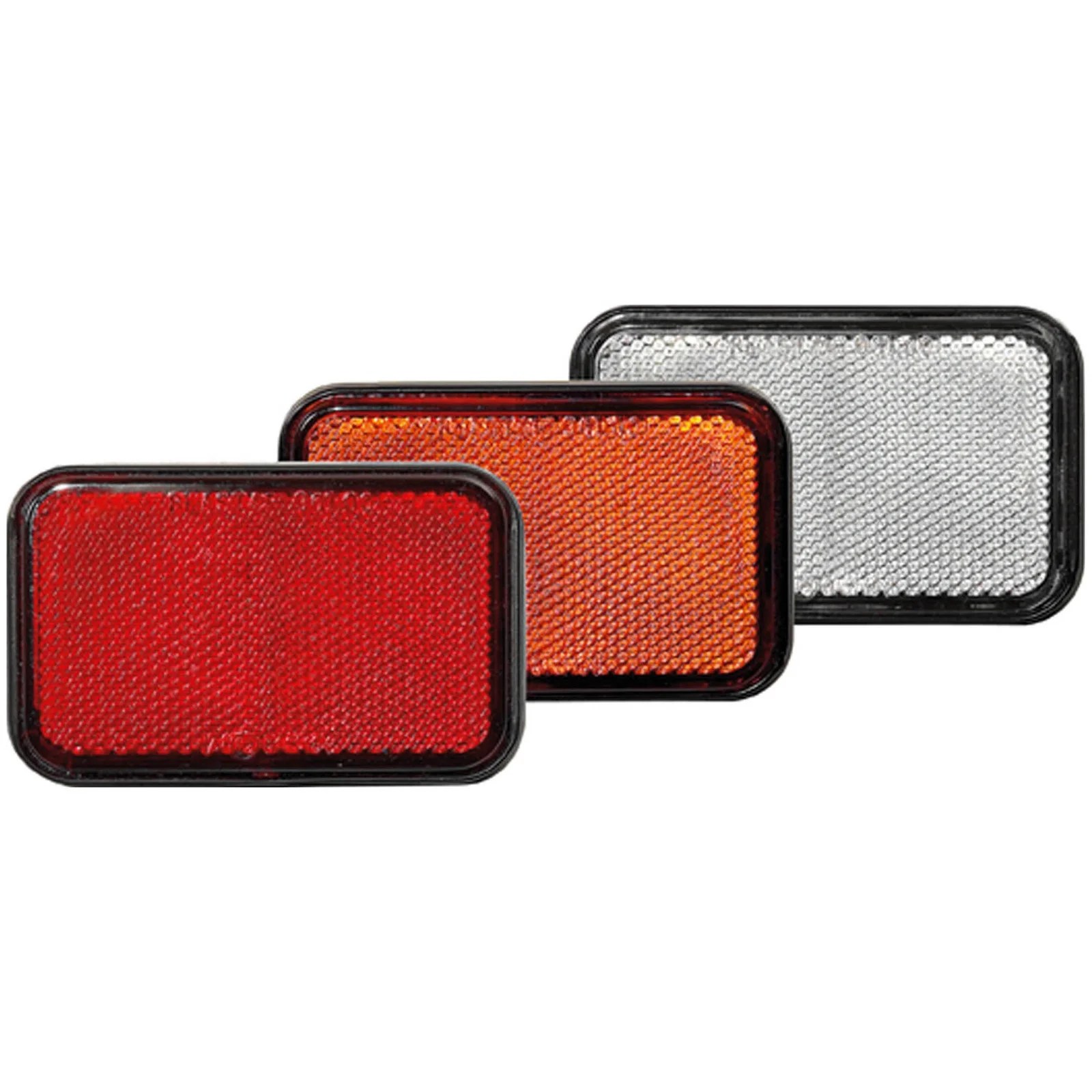 Reflector-rectangular Orange Reflector-rectangular Orange
