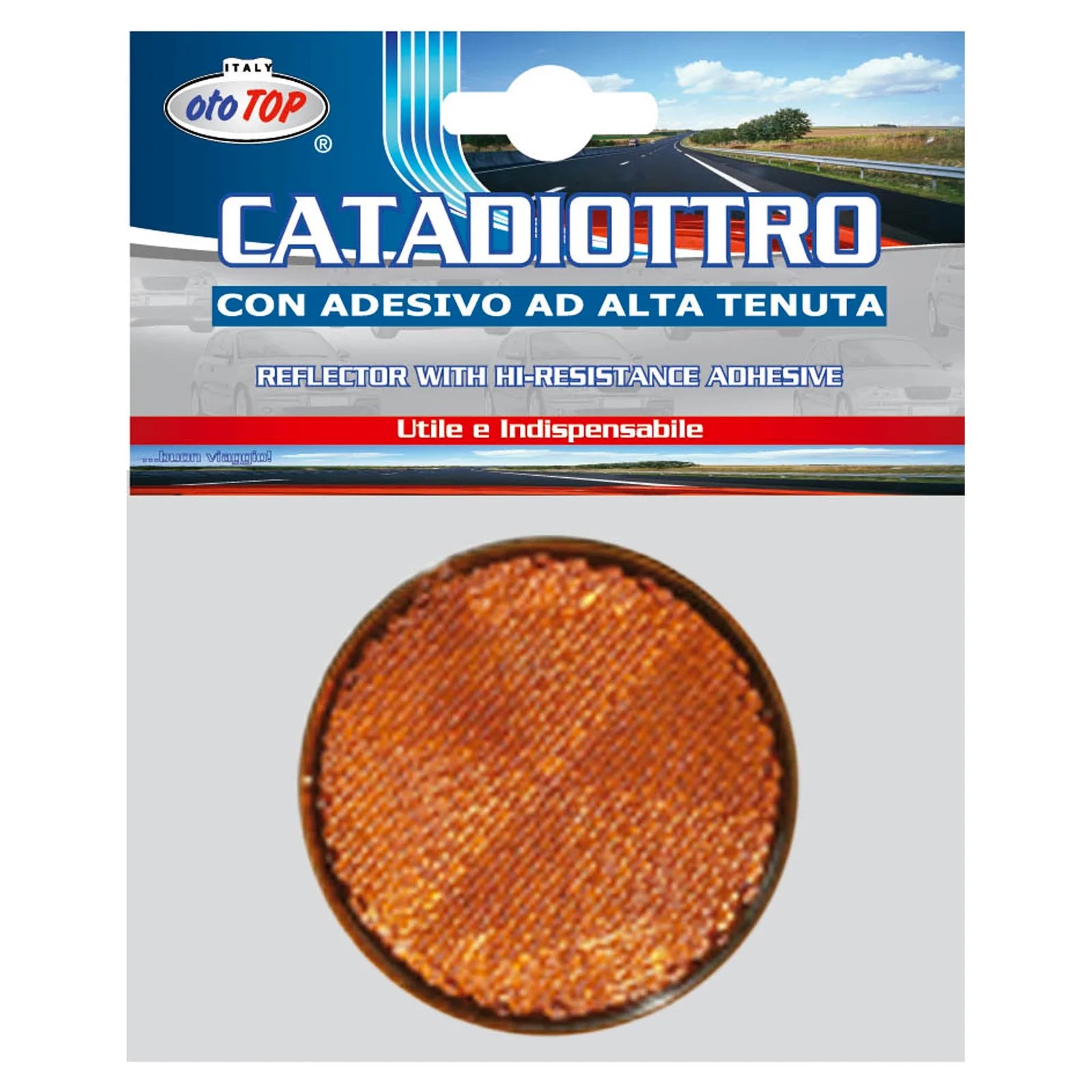 Reflector-round Orange
