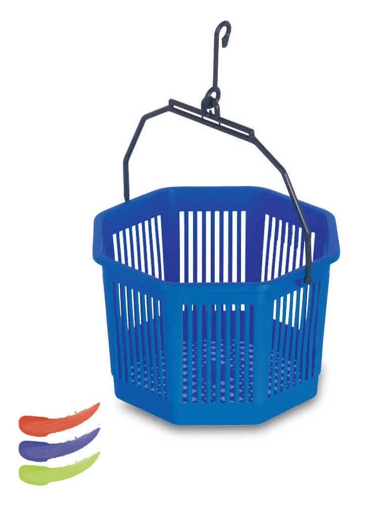 Octagonal Clother Pin Basket