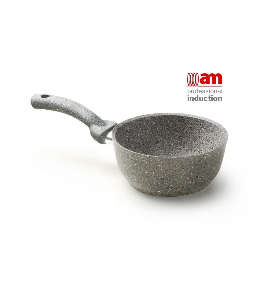 Cuore Di Pietra Casseruola With  1 Handle Cm.16 – Induction Cuore Di Pietra Casseruola With  1 Handle Cm.16 – Induction