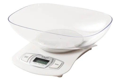 Adler Kitchen Scale 5 Kg White