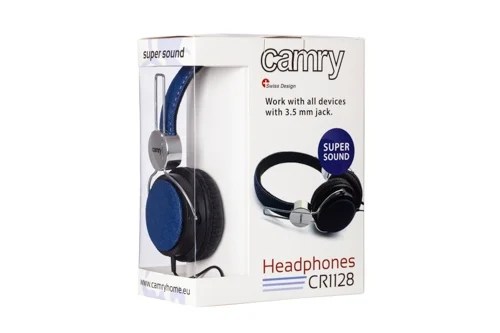 Camry Denim Blue Headphones