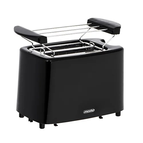 Mesko Toaster 2 Slice Black 900w