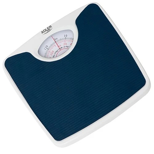 Adler Mechanical Bathroom Scale Up To 130kg Blue Adler Mechanical Bathroom Scale Up To 130kg Blue