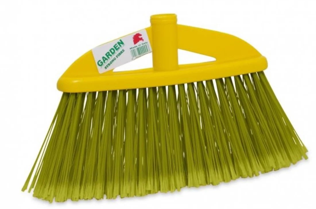 Broom Garden Green Stiff Fibre Broom Garden Green Stiff Fibre