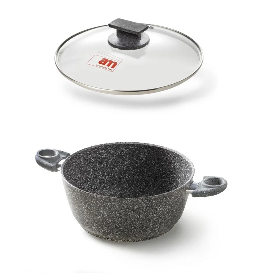 Cuore Di Pietra Casserole With 2 Handles 28cm For Induction