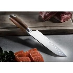 Catler Japanese Santoku Knife(slicing, Crushing And Chopping Meat) Catler Japanese Santoku Knife(slicing, Crushing And Chopping Meat)