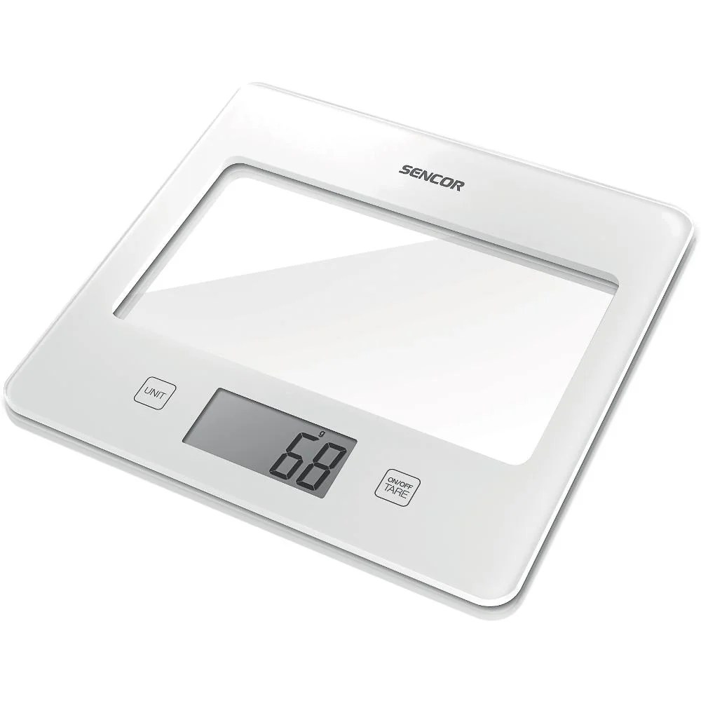 SENCOR SLIM KITCHEN SCALE WHITE 5KG