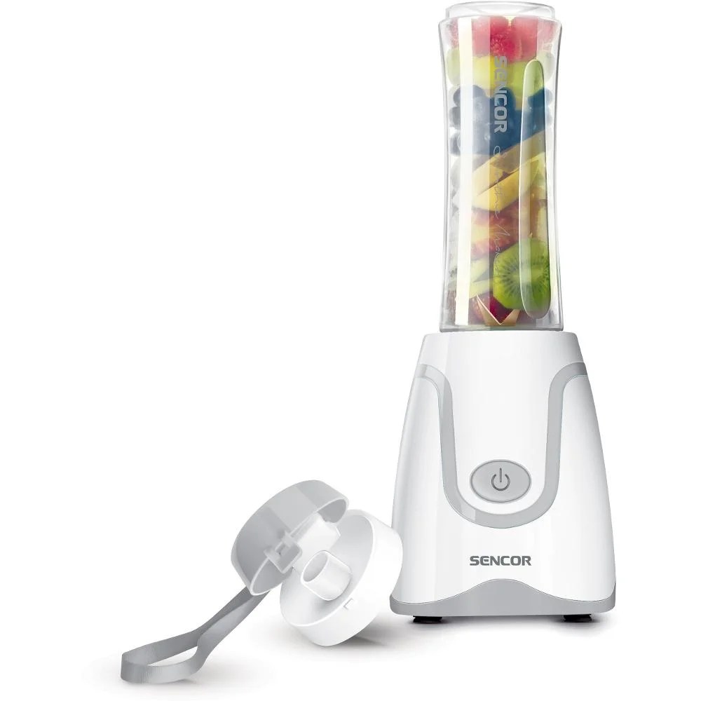 Smoothie Blender White  500w  0.6 Litre Bottle