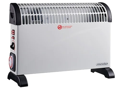 Mesko White Convector Heater With Timer And Turbo Airflow