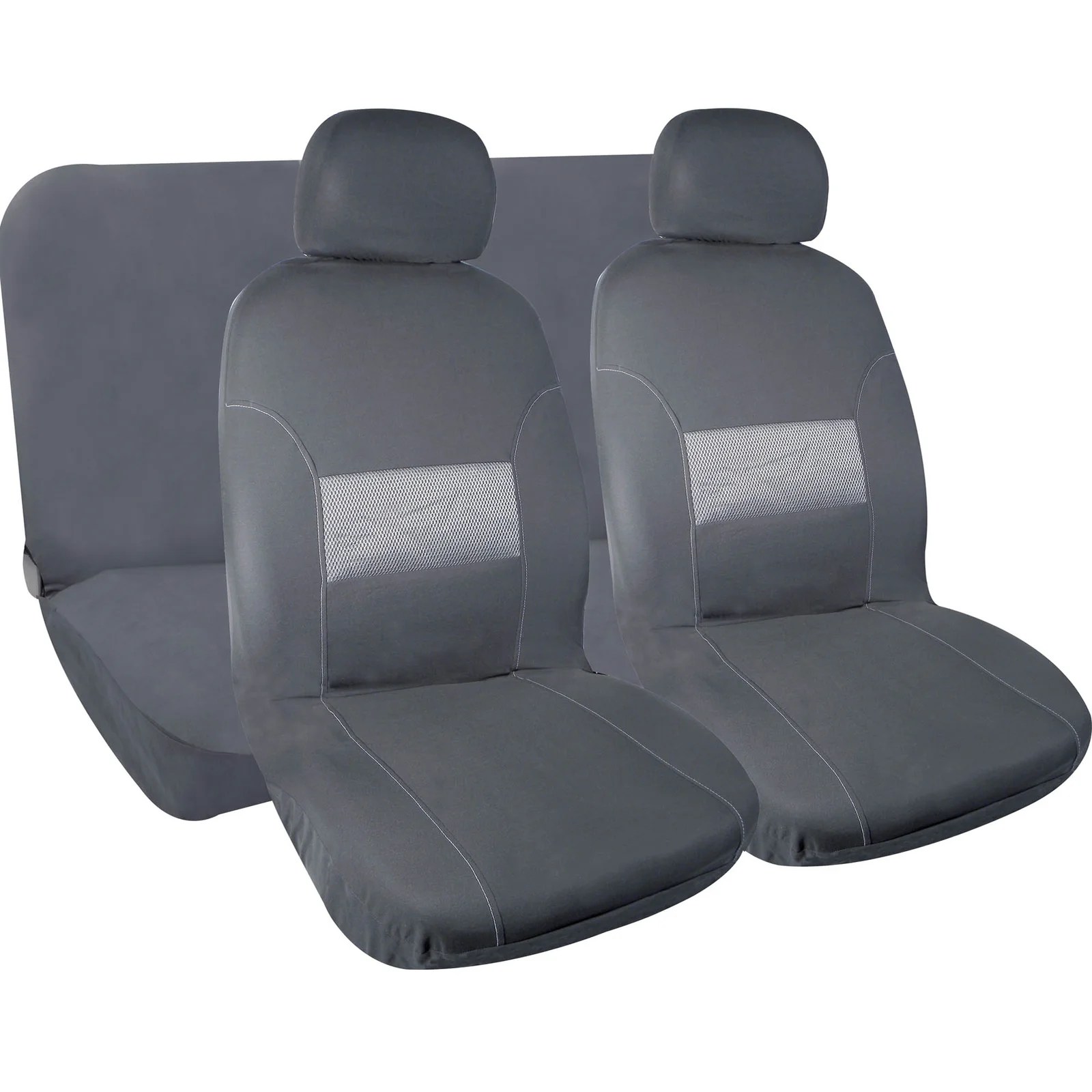 Full Set Car Seat Cover Star Grey