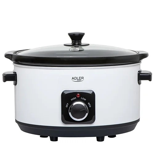 Adler Slow Cooker 5.8lt White Adler Slow Cooker 5.8lt White
