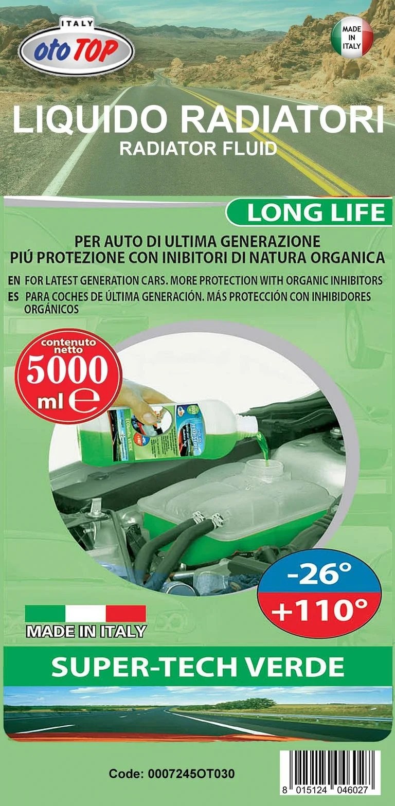 Ototop Radiator Water Green 5 Lt Ototop Radiator Water Green 5 Lt