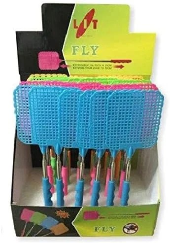 Fly Killer With Extendable Rod 25-29cm (sold As Box Of 24) Fly Killer With Extendable Rod 25-29cm (sold As Box Of 24)