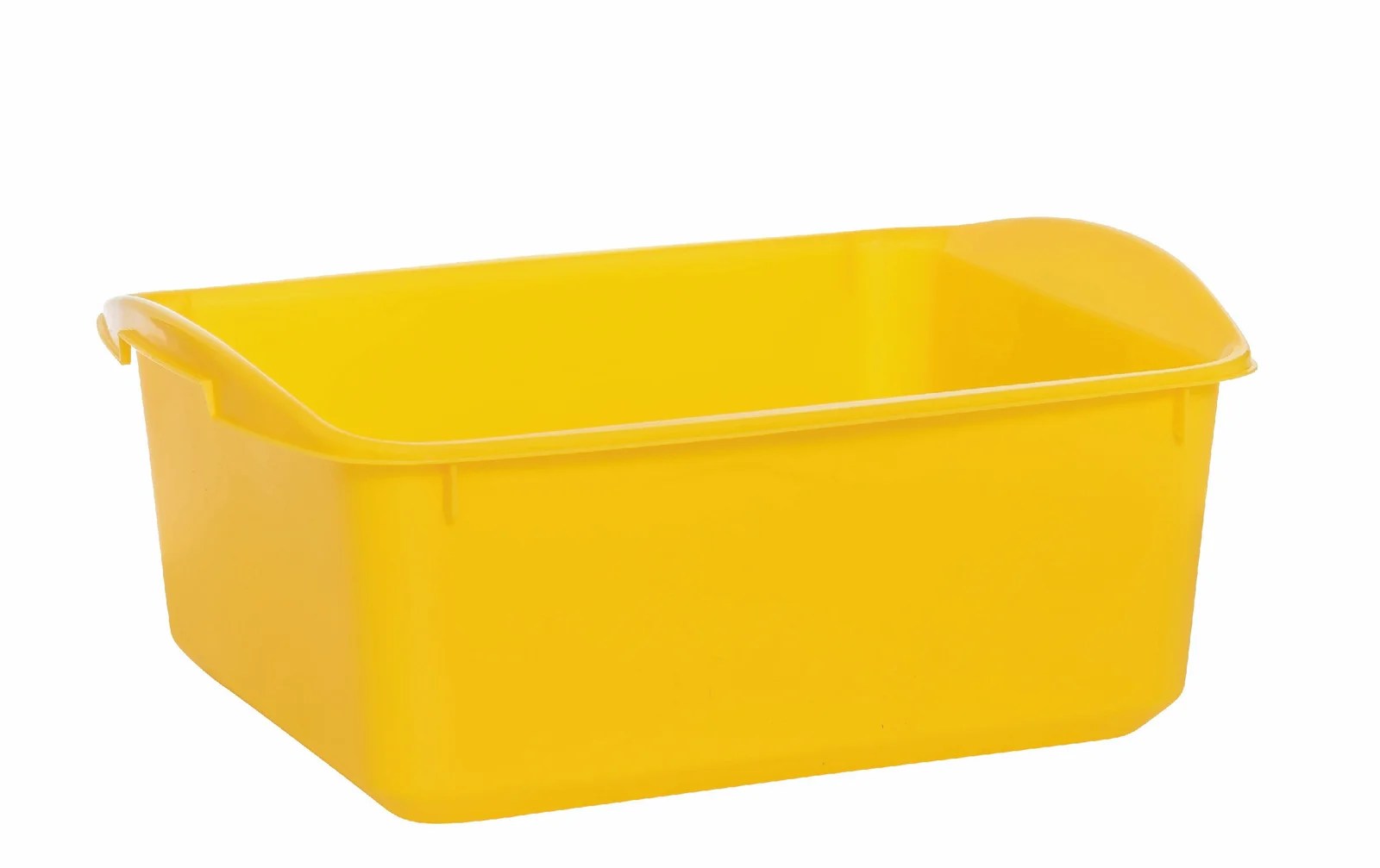 Basin Rectangle Plastic  36 Cm 22lt Hard Plastic RED
