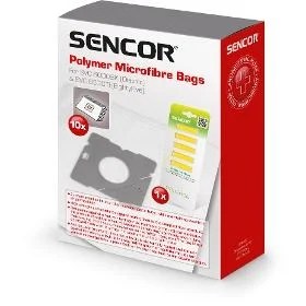 SENCOR VACUUM BAGS PACK OF 10 FOR SVC 5501/5000, SVC 6000, SVC 6001, S