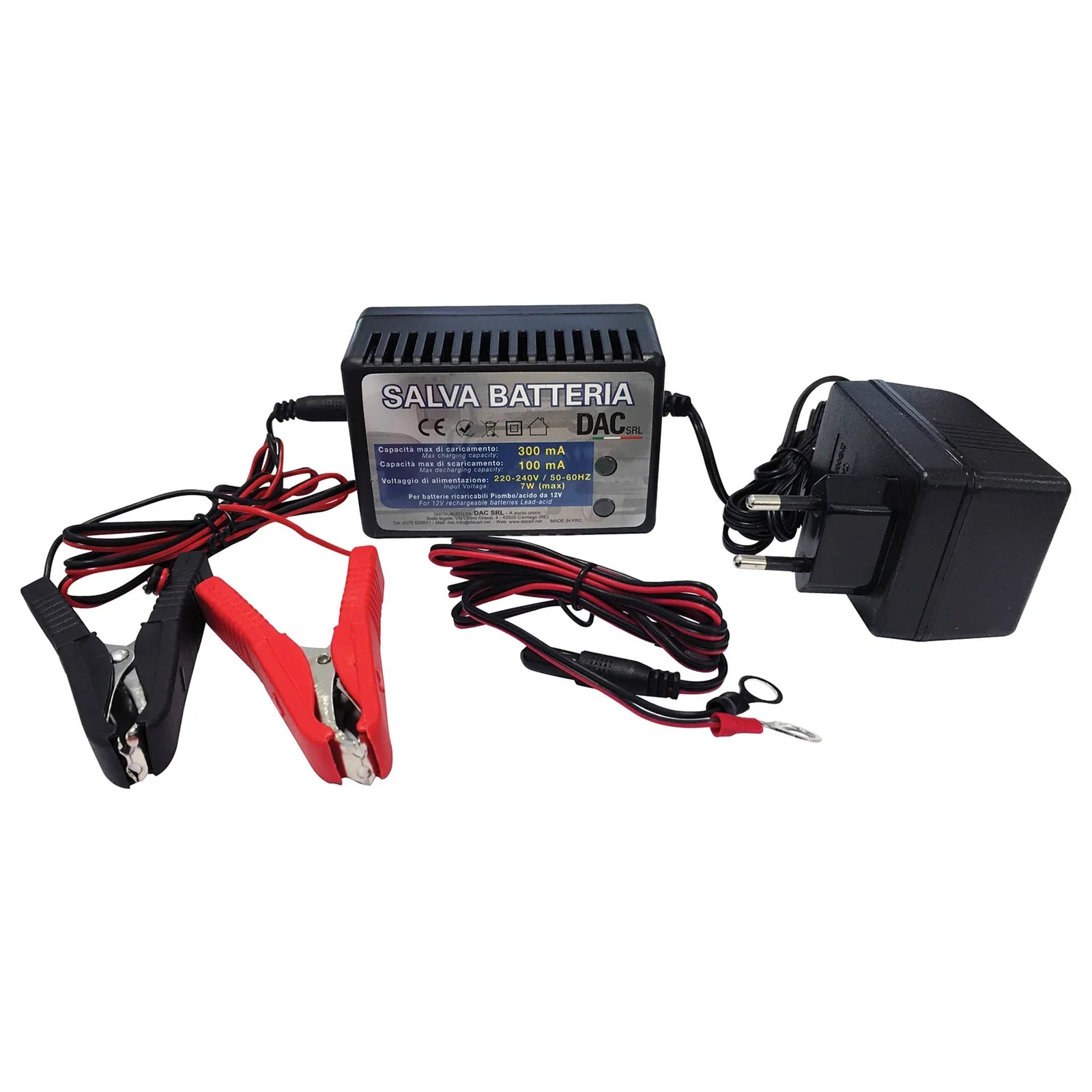 TRICKLE CHARGER 12V  FOR CARS AND MOTORCYCLE