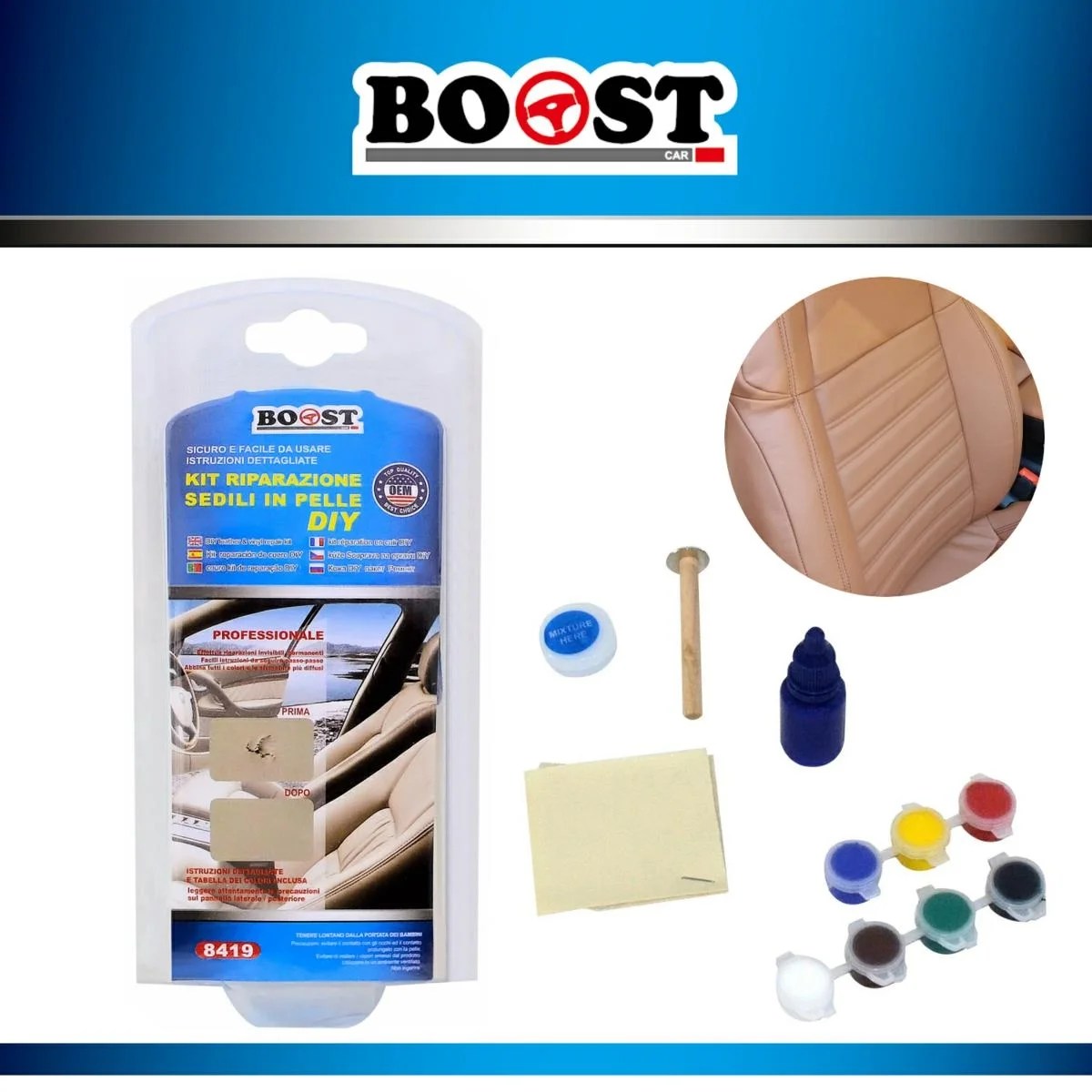 Kit For Leather Repair 3908 –