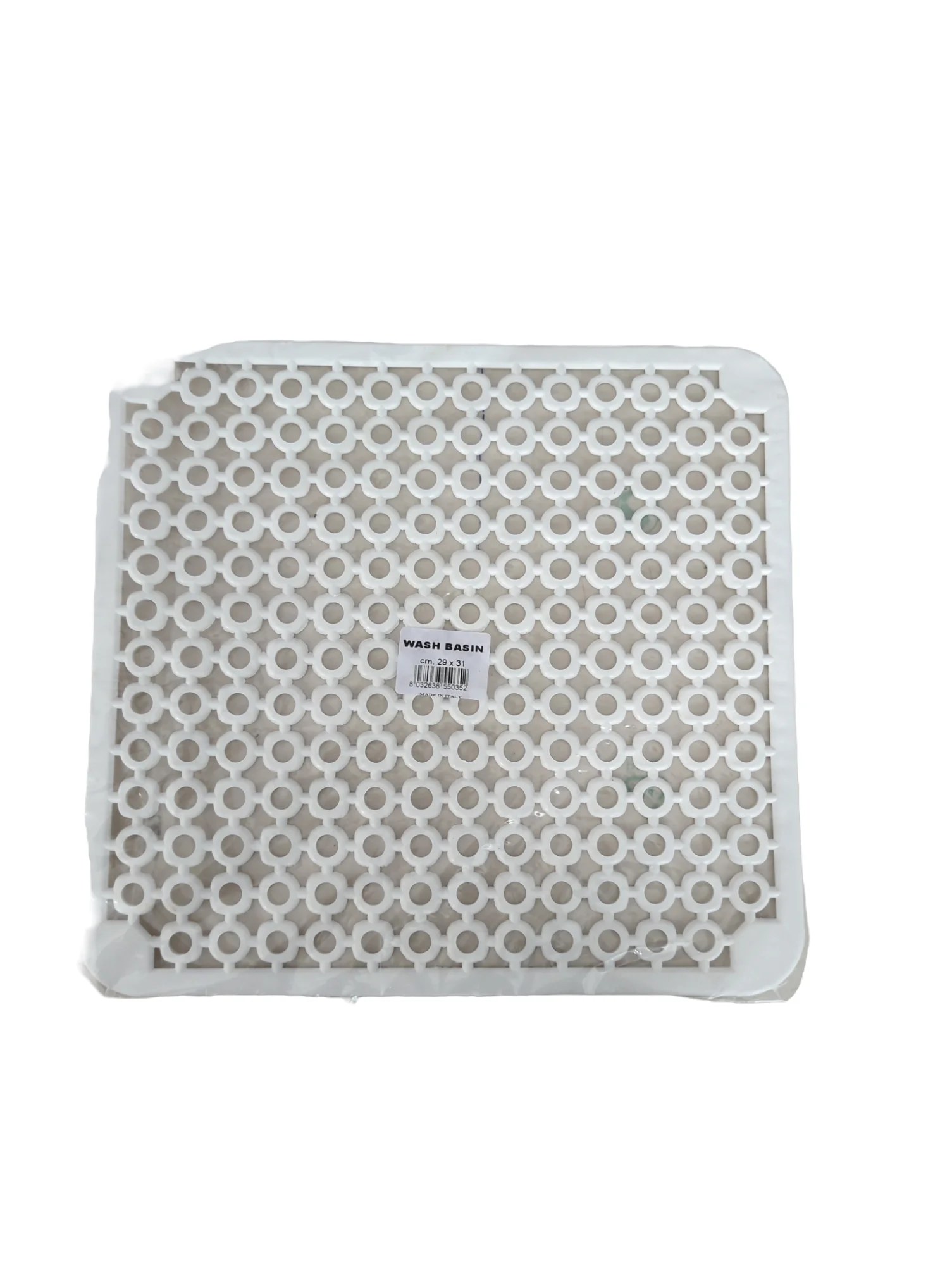 White Rubber Draining Board Mat 41 X33 Cm