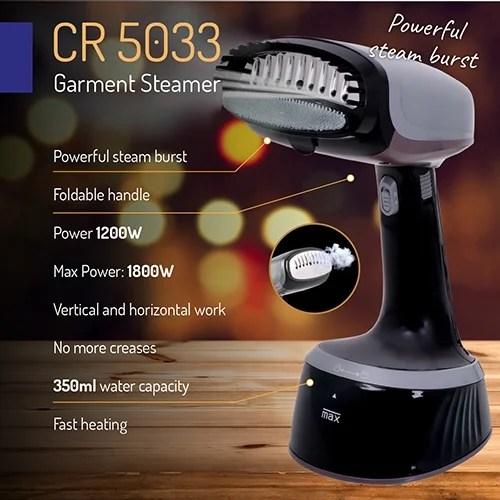 Camry Garment Steamer 1800w 350ml Capacity Camry Garment Steamer 1800w 350ml Capacity